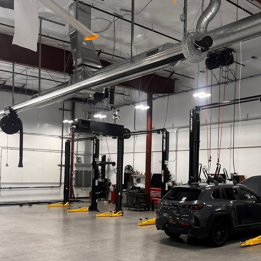 Vehicle exhaust extraction system