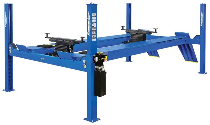 Forward Lift CRA14 alignment four-post lift