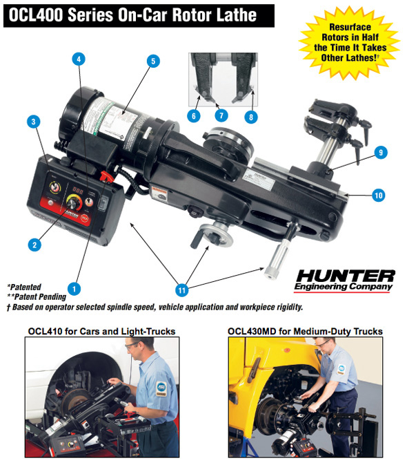 Total Tools sells Hunter Brake Lathes and Accessories