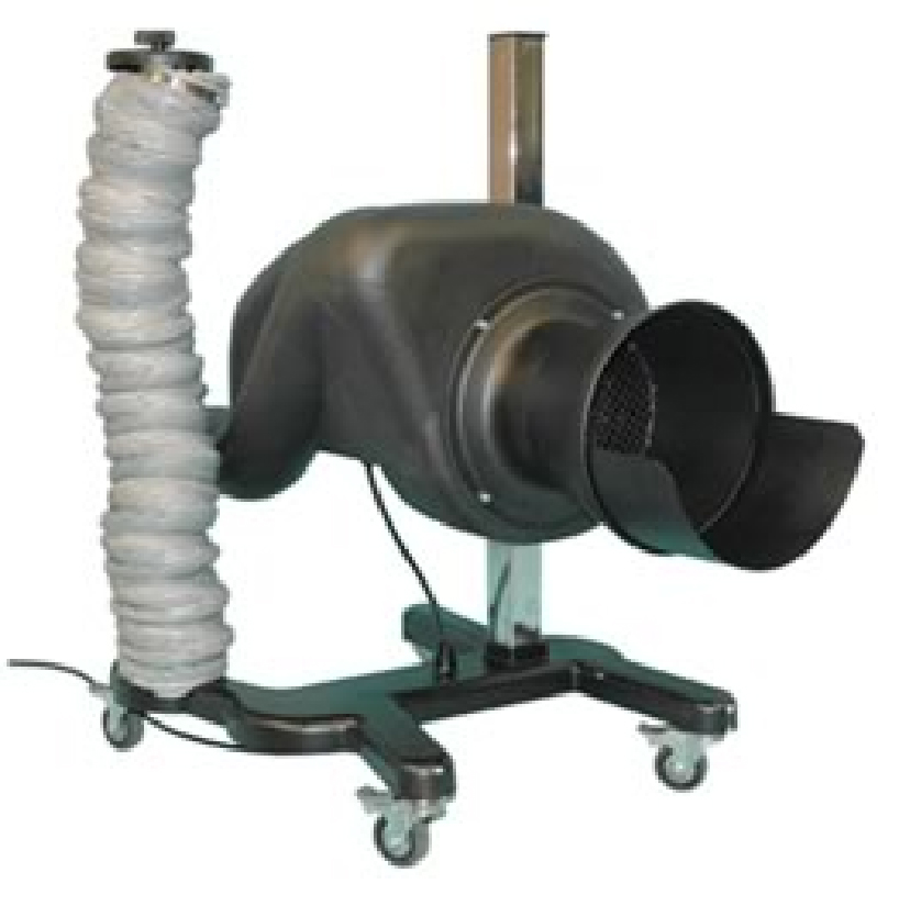 Eurovac vehicle exhaust removal system - portable unit Model #EV-5100 - sold by Total Tool