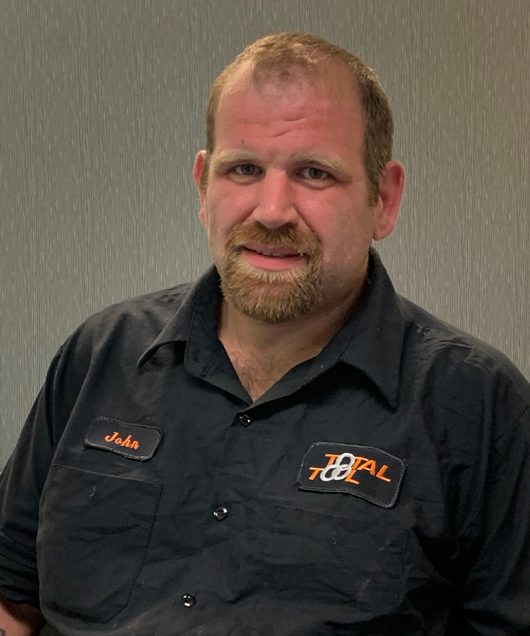 John Waite Service Technician for Total Tool, area's top provider of automotive shop equipment, and car and truck lifts.